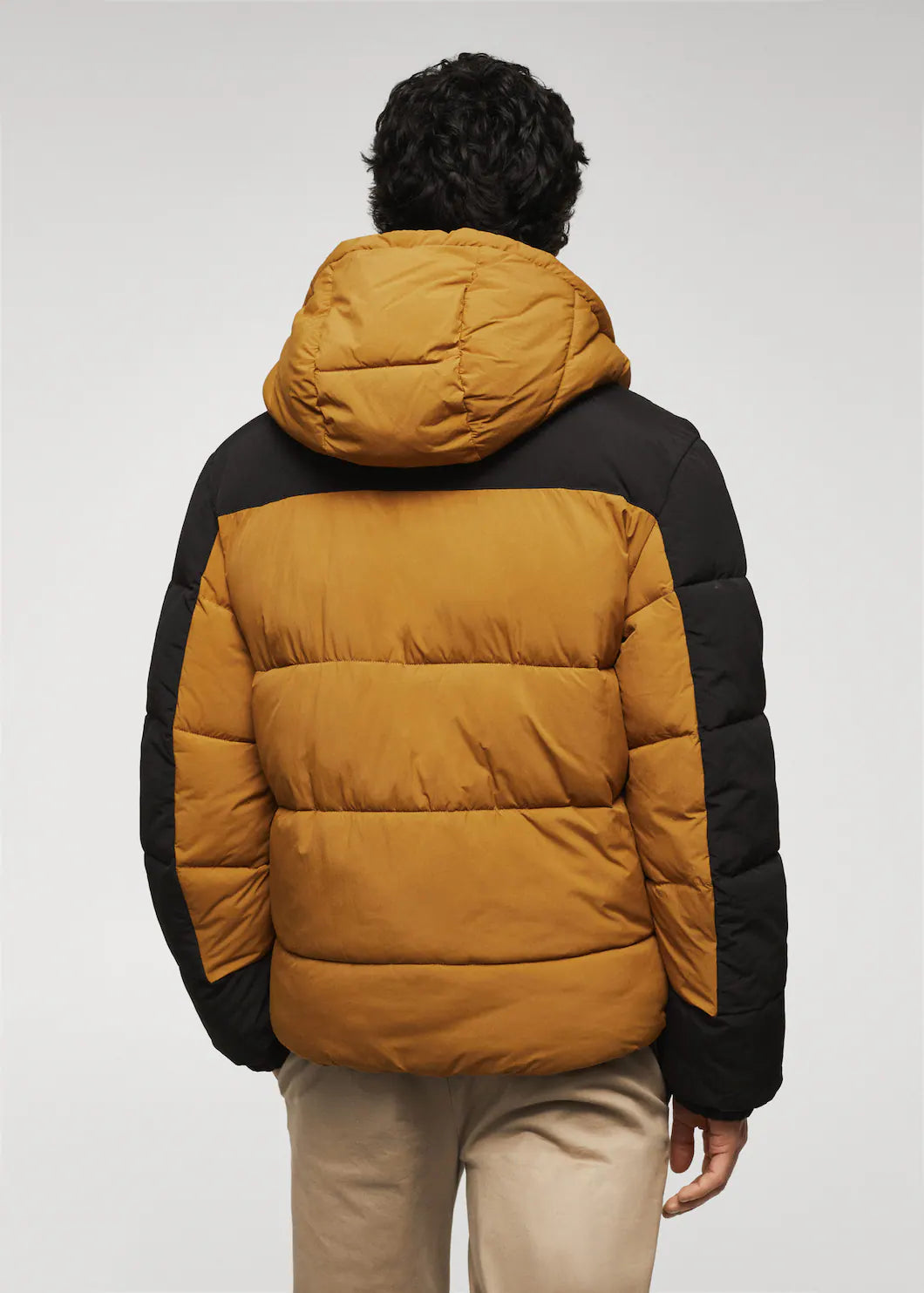 Long Puffer Jacket - Combined Hooded Puffer Jacket - MarryN