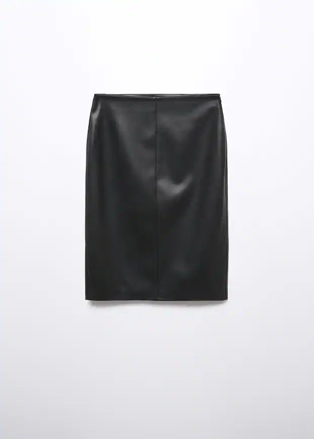 Faux-Leather Pencil Skirt - Pencil Skirt - MarryN