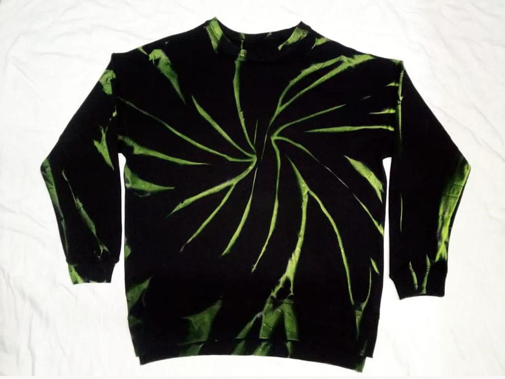 Tie Dye Sweatshirt - Discharge Tie Dye Sweatshirt - MarryN