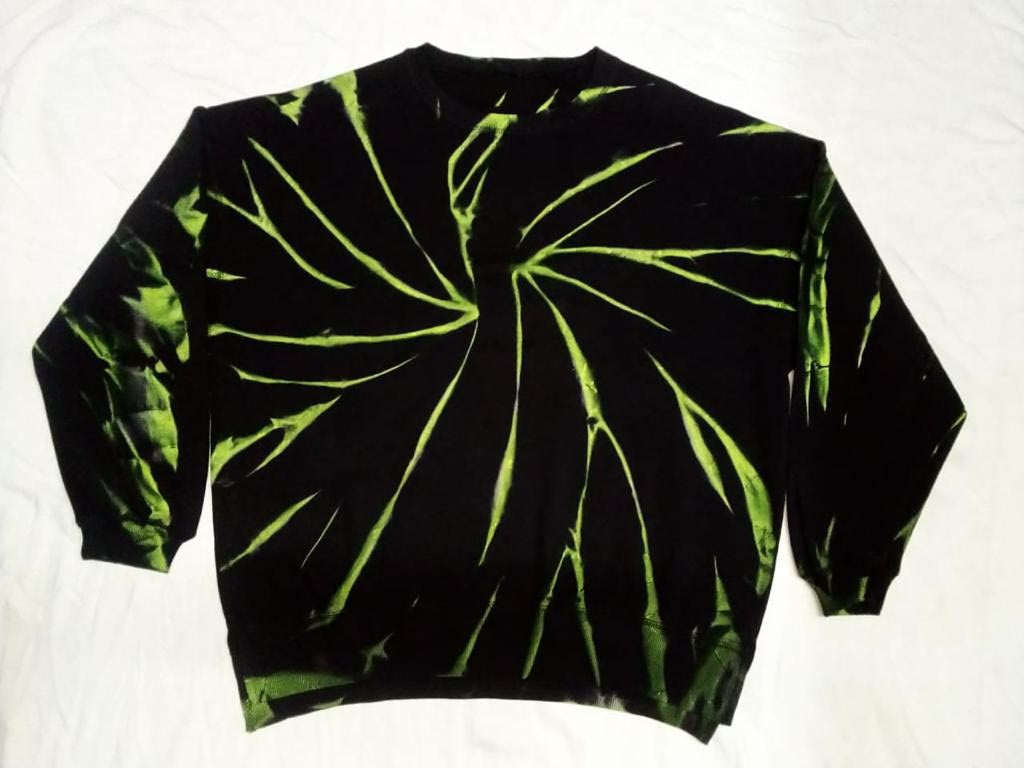 Tie Dye Sweatshirt - Discharge Tie Dye Sweatshirt - MarryN