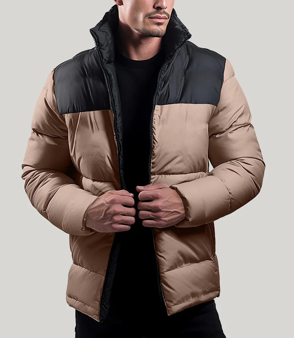 Two-Tone Puffer Jacket